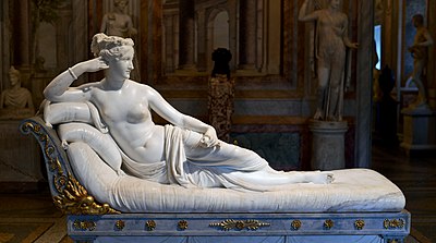 In Canova's lifetime, which country was a hub for Neoclassical art?