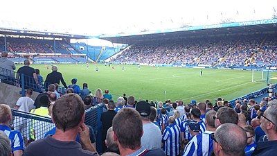 What is the capacity of Hillsborough Stadium, Sheffield Wednesday F.C.'s home ground?