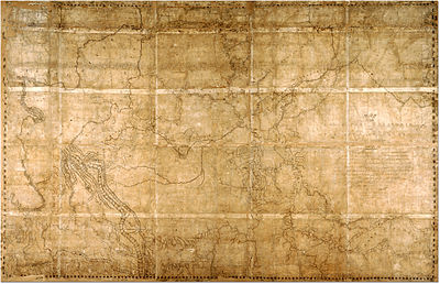 How many square miles of North America did David Thompson map?
