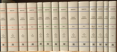 Barth wrote how many volumes of "the Church Dogmatics"?