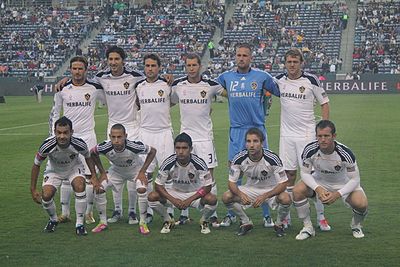 In what year did LA Galaxy become one of the MLS's charter members?