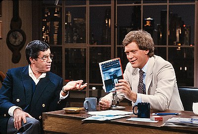 Which television network aired Late Show with David Letterman?