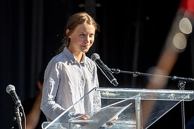 Who was Greta Thunberg influenced by?