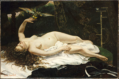 Where did Courbet die?