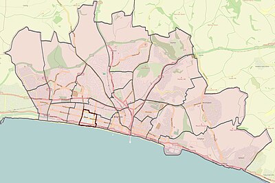 What is the famous shopping area in Brighton known as?