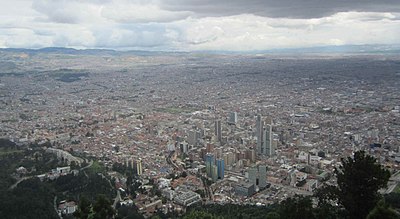 Has Bogotá at any point in time been the capital city of Capital District?