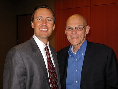 Which US Senator's campaign did Carville handle for the 2008 presidential elections?