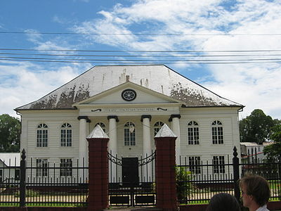 What are the cities or administrative bodies that are twinned with Paramaribo?