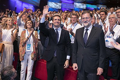 In which month and year did Pablo Casado end his role as a member of the Congress of Deputies?