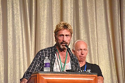 What was John McAfee's profession?