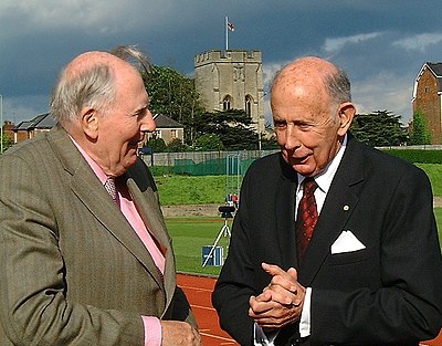 What Olympic event did Bannister compete in 1952?