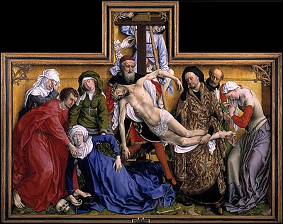 Where were van der Weyden's paintings exported?
