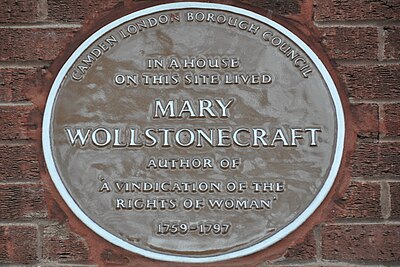 Who was Mary Wollstonecraft's famous daughter?