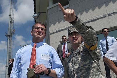 Which award did Ash Carter receive for his contributions to intelligence?