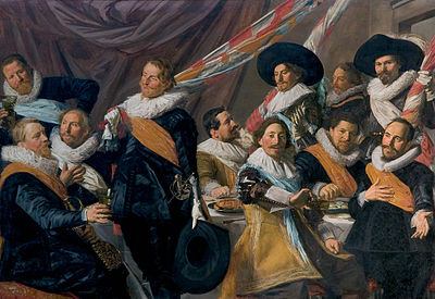 How is the brushwork in Frans Hals' paintings?