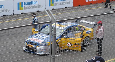 Which racing series did Steven Richards compete in before Porsche Carrera Cup?