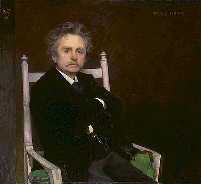 In what year was Edvard Grieg born?