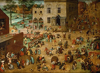 Which area of life did Bruegel's calendar scenes depict?
