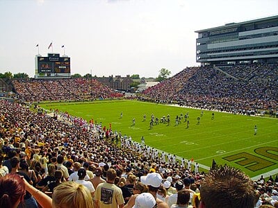 What is the name of the stadium where Purdue plays its home games?