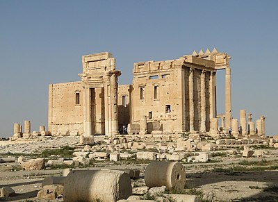 Which language did the inhabitants of Palmyra primarily speak?