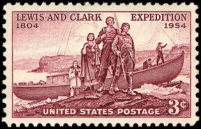 Which Native American tribe did Lewis and Clark first encounter on their expedition?