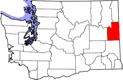 Which percentage of the area occupied by Spokane is covered by water?