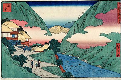 Who was the contemporary of Hiroshige that influenced his work?