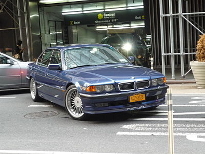 Which BMW model is the Alpina B7 based on?