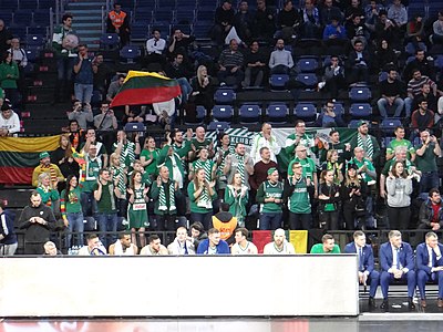What is the name of the arena where BC Žalgiris plays its home games?