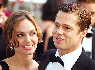 What is Brad Pitt's hair colour?