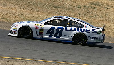 Which high school did Jimmie Johnson attend?