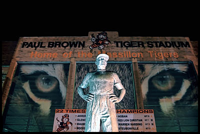 What team is named after Paul Brown?