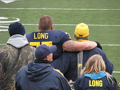 At which college did Jake Long play football?