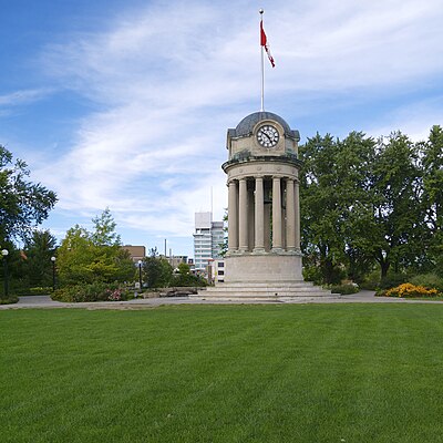 Which university is located near Kitchener, Ontario?