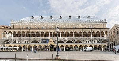 What is the name of the large square in Padua that was once a bog?