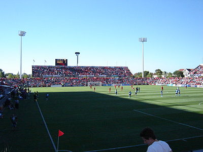 What is the capacity of Coopers Stadium, the home ground of Adelaide United FC?