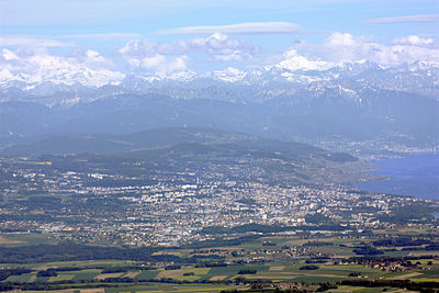 What is the population of the Lausanne-Geneva metropolitan area?
