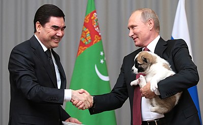 When did Berdimuhamedow first become the President of Turkmenistan?