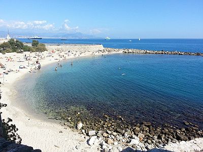 Which nearby city is Antibes often compared to?