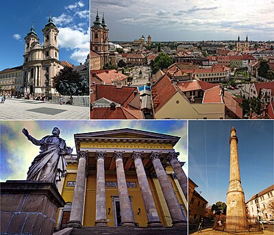 Which city is the largest in Northern Hungary?