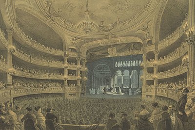 What helped maintain Paris as the opera capital of the 19th century?