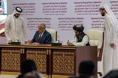 The Doha Agreement facilitated the withdrawal of which country's troops?