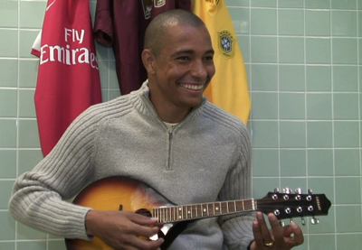 What record does Gilberto Silva hold at Arsenal for scoring a goal?