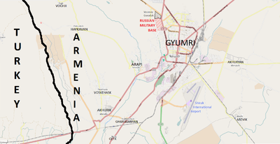 Which of the following cities or administrative bodies are twinned to Gyumri?[br](Select 2 answers)