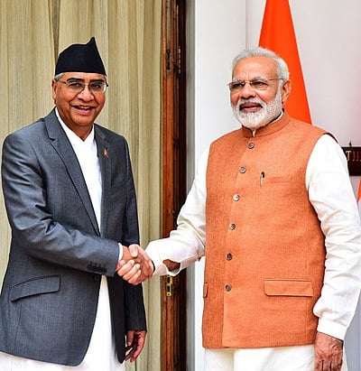 What party was listed as a'terrorist organisation' by Deuba's government?