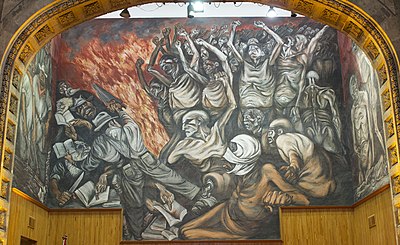 When did José Clemente Orozco start painting murals?