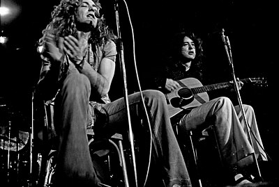 When was Led Zeppelin inducted into the Rock and Roll Hall of Fame?