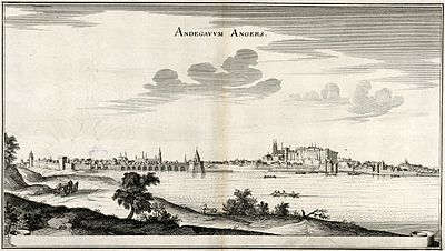 What is the name given to the inhabitants of Angers?