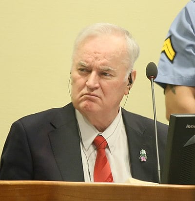 Which international tribunal tried Ratko Mladić?