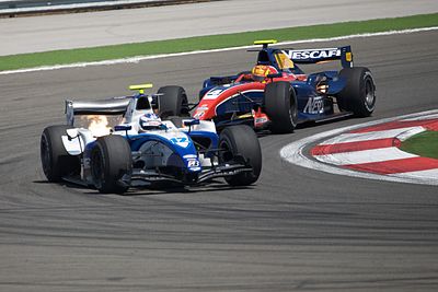 Which Red Bull Junior and Arden International driver later raced in Formula 1?